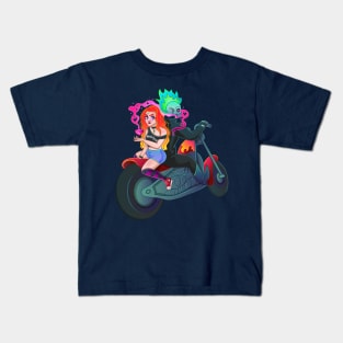 Witch and Ghost Rider Kids T-Shirt